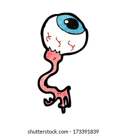 cartoon gross eyeball