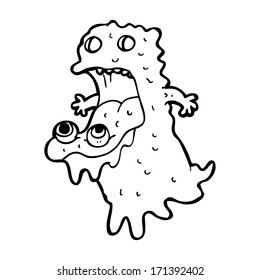 cartoon gross ghost