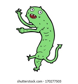 cartoon gross little monster