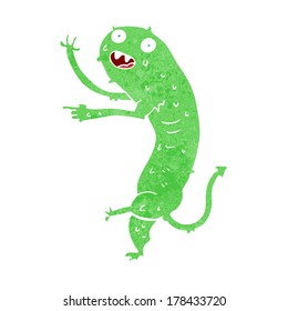 cartoon gross little monster