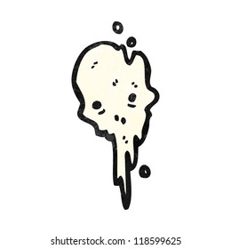 cartoon gross melting skull cartoon gross melting skull