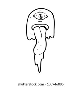 cartoon gross monster