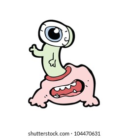 cartoon gross monster
