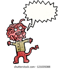 cartoon gross monster