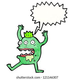 cartoon gross monster