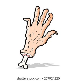 cartoon gross severed hand