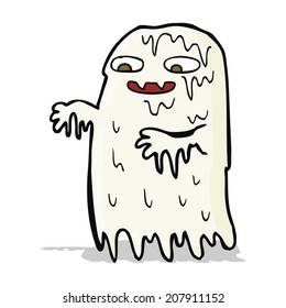 cartoon gross slime ghost