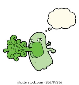 cartoon gross slimy ghost