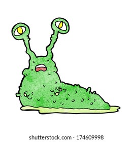 cartoon gross slug
