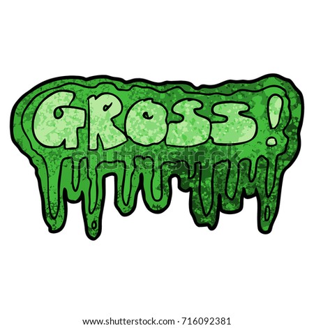 cartoon gross symbol