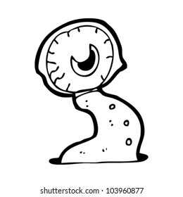 cartoon gross tentacle monster