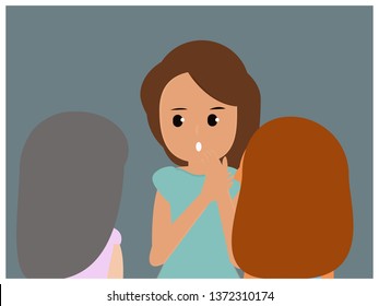 cartoon group talking