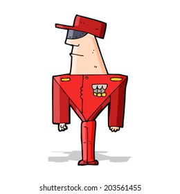 cartoon guard