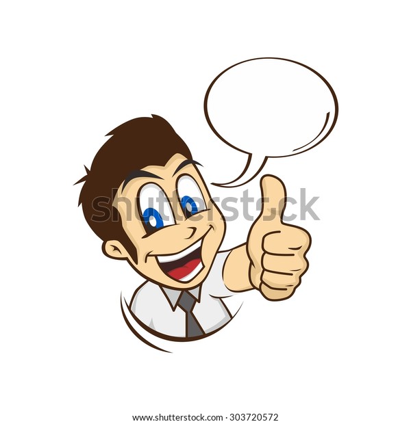 guy with thumbs up drawing