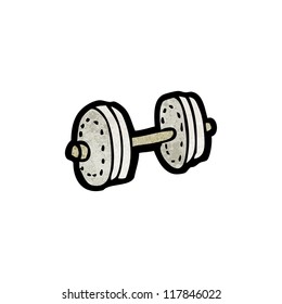 cartoon gym weights