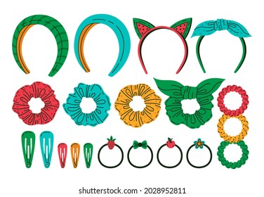 Feminine Accessories Collection Vector Vector Art & Graphics