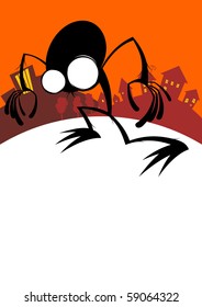 cartoon halloween background