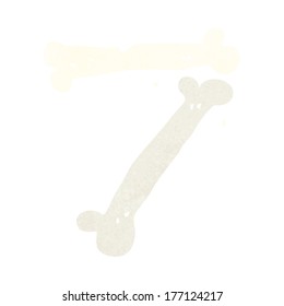 cartoon halloween bone number