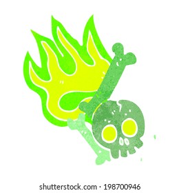 número de ossos do dia das bruxas de desenho animado