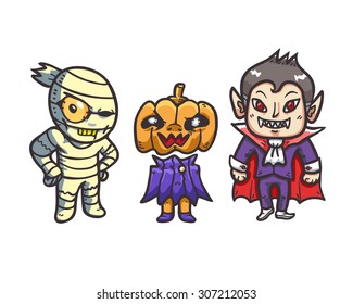 Cartoon halloween character