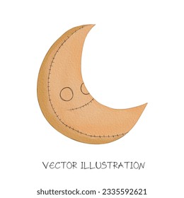 Cartoon Halloween characters watercolor illustration