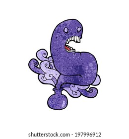 cartoon halloween ghost in bottle