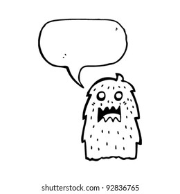 cartoon halloween monster