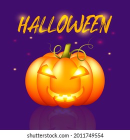 Cartoon halloween poster for flyer design. Event poster , invitation card. Vector background. Template with halloween poster. Banner, poster, greeting card. Decoration illustration.