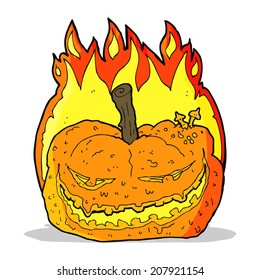 desenho animado halloween abóbora