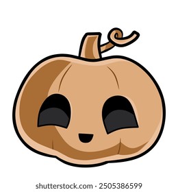 Cartoon Halloween pumpkin illustration art