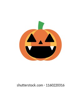 Cartoon Halloween Pumpkins,Vector,Illustration.