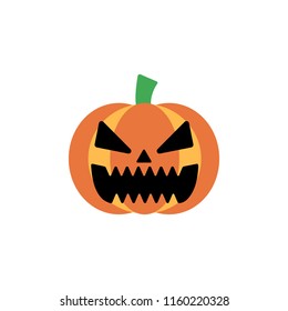 Cartoon Halloween Pumpkins,Vector,Illustration.
