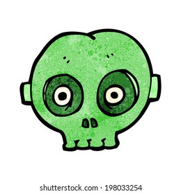 cartoon halloween skull mask