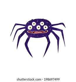 cartoon halloween spider
