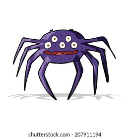 cartoon halloween spider