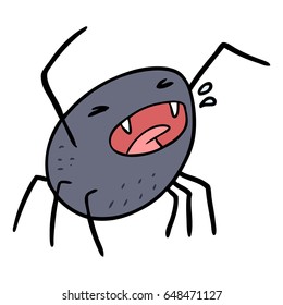 cartoon halloween spider
