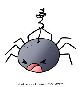 cartoon halloween spider