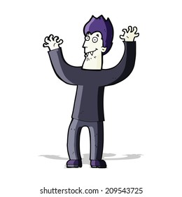 cartoon halloween vampire