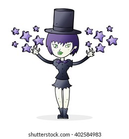 cartoon halloween vampire girl
