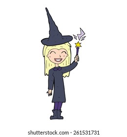 cartoon halloween witch