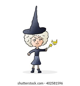 cartoon halloween witch