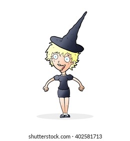 cartoon halloween witch
