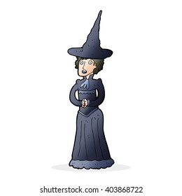 cartoon halloween witch