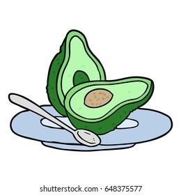 aguacate reducido a mitad