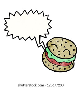 hamburguesa de dibujos animados