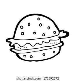 hamburguesa de dibujos animados