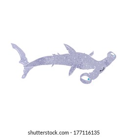 cartoon hammerhead shark