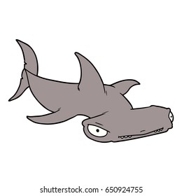 cartoon hammerhead shark