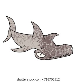 Cartoon-Hammerhai