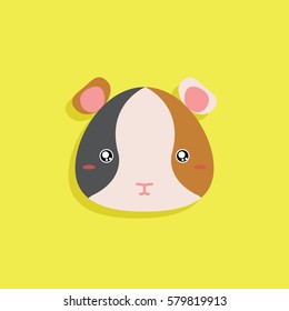 Cartoon Hamster face